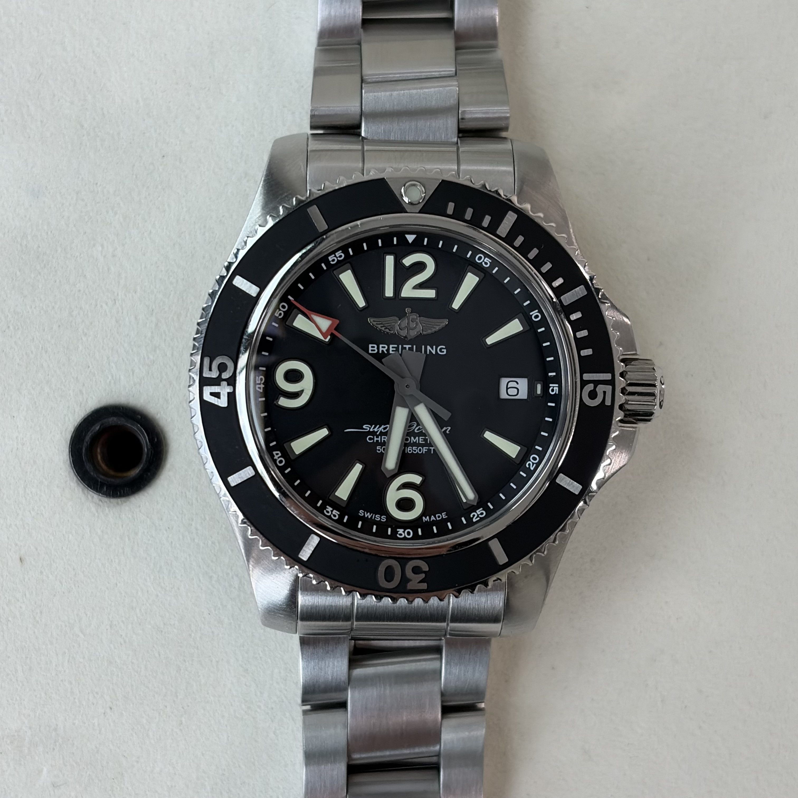 [FS] Breitling Superocean 42 Full Set Black Dial A17366021B1A1 image 2