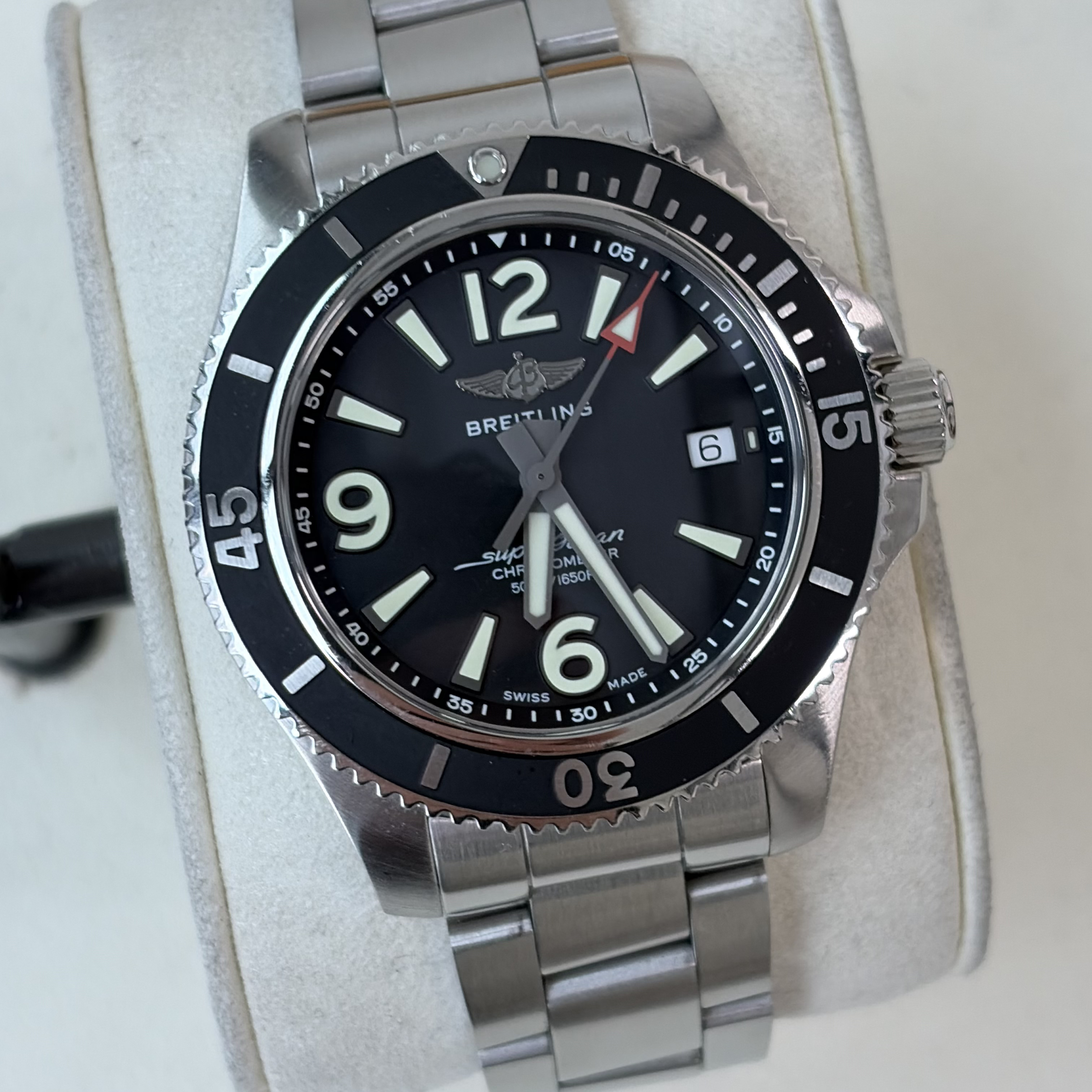 [FS] Breitling Superocean 42 Full Set Black Dial A17366021B1A1 image 3