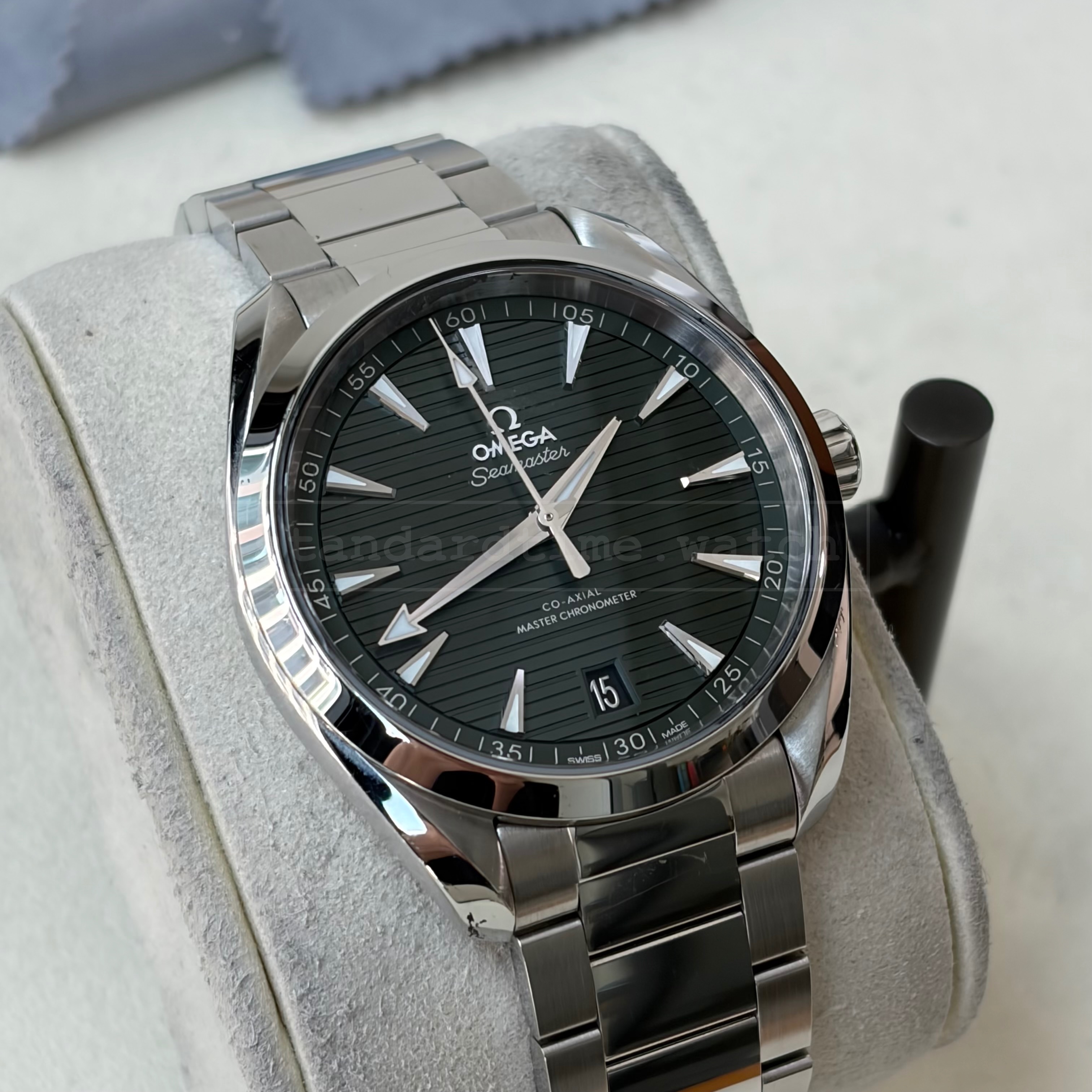 [FS] Omega Seamaster Aqua Terra 41 Olive Green 150M Calibre 8900 Full Set 220.10.41.21.10.001 image 4